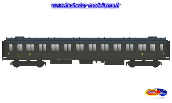 Voiture Ex-FS 3Cl SNCF Ep.IIIa REE