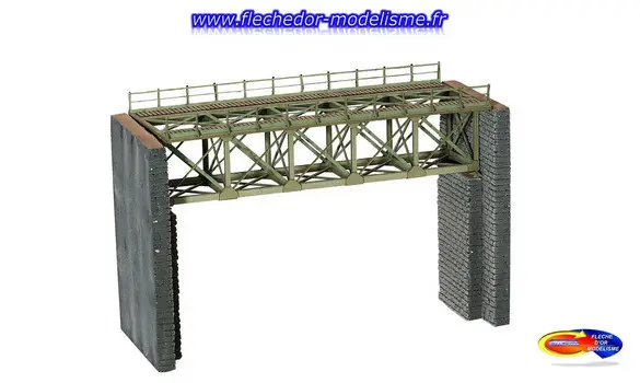 Pont métallique avec têtes de pont NOCH