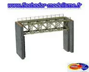 Pont métallique avec têtes de pont NOCH