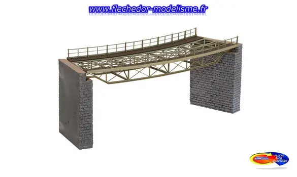 Pont courbe (R=437 mm) métallique NOCH