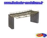 Pont courbe (R=437 mm) métallique NOCH