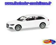 Audi A6 avant blanche HERPA