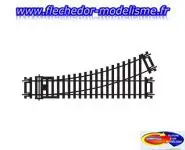 Aiguillage gauche manuel court JOUEF