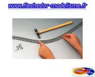 Rail droit flexible 970 mm JOUEF