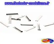 Sachet de 12 éclisses métalliques JOUEF