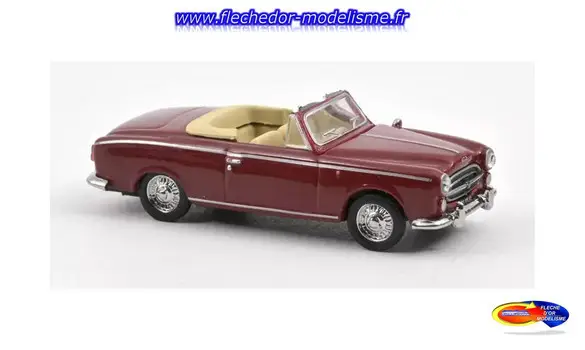 Peugeot 403 Cabriolet 1957 rouge NOREV