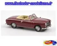 Peugeot 403 Cabriolet 1957 rouge NOREV