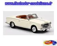 Peugeot 403 blanche cabriolet NOREV