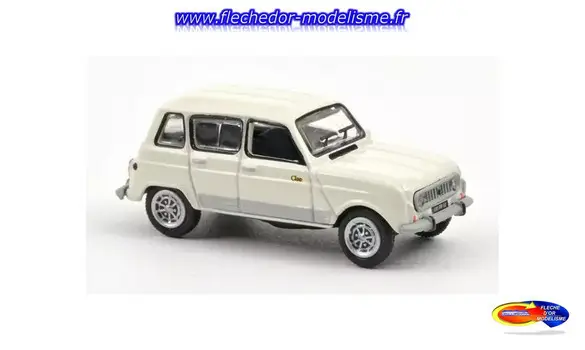 Renault 4 Clan 1987 blanc Panda NOREV