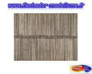 Carton 3D Mur en planches NOCH