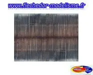 Carton 3D Mur en planches vieilli NOCH