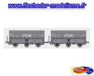 2 wagons Coke REE Ep.IV "STEMI" patinés