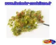 250 fleurs rouges bleues jaunes... NOCH