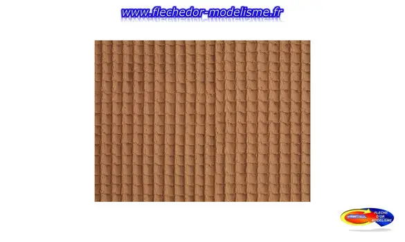 Plaque de tuiles rouges NOCH