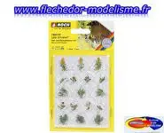 17 touffes de fleurs des champs NOCH