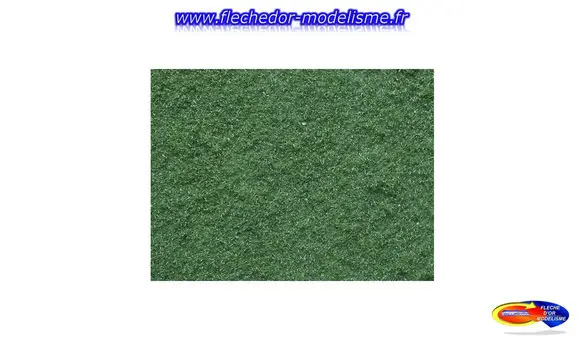 Flocage structuré vert moyen 3mm NOCH