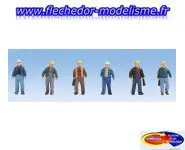 6 ouvriers de chantier NOCH