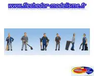 6 personnages entretien bâtiment NOCH