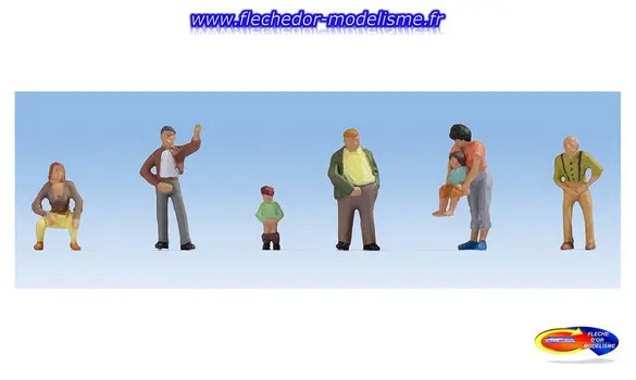 Personnages en pose pipi NOCH