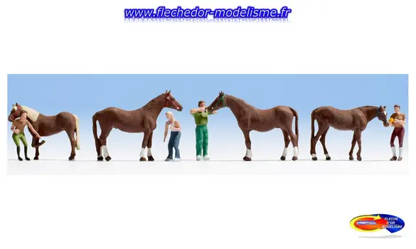 4 soigneurs et chevaux NOCH