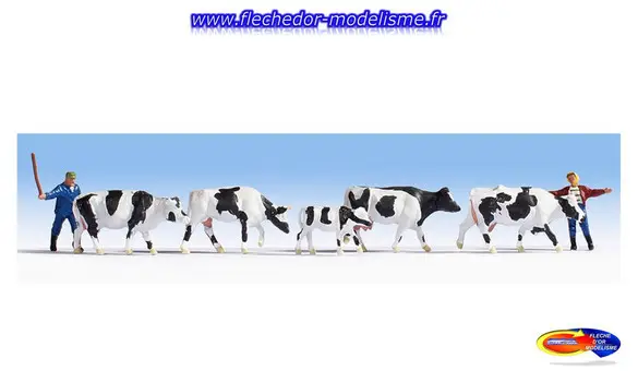 5 vaches et 2 gardiens NOCH