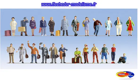 Set de 24 voyageurs NOCH