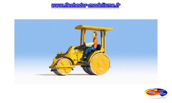 Rouleau compresseur jaune NOCH