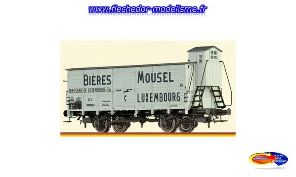 Wagon couvert Bières Mousel Ep.III BRAWA