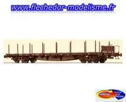 Wagon plat à bogies SNCF Ep.III BRAWA