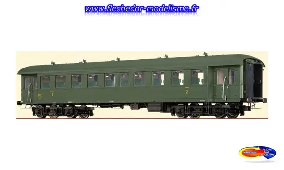 Voiture voyageur 2Cl ex-DR Ep.III BRAWA