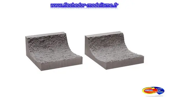 2 voûtes rocher int. tunnel, droit NOCH