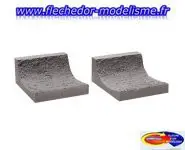 2 voûtes rocher int. Tunnel, courbe NOCH