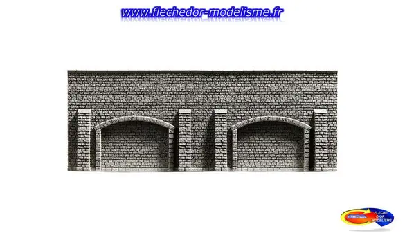 Mur d'arcades super long NOCH