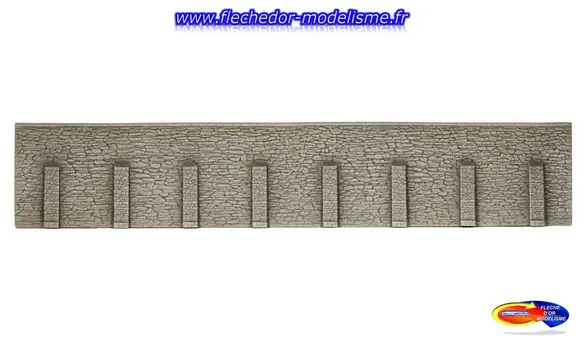 Mur de soutènement 33 x 12,5 cm NOCH