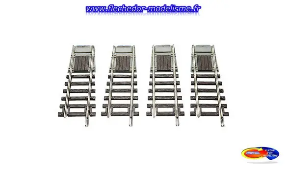 4 rails d'accès au pont tournant ROCO