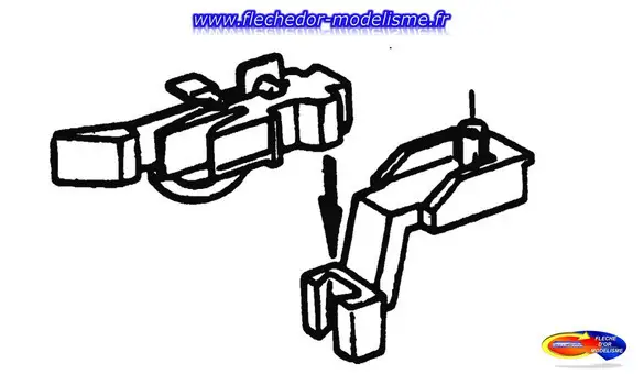 2 têtes d'attelage Fleischmann ROCO