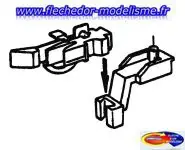 2 têtes d'attelage Fleischmann ROCO