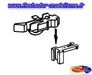 2 têtes d'attelage court ROCO