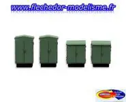 4 armoires de commutation ARTITEC