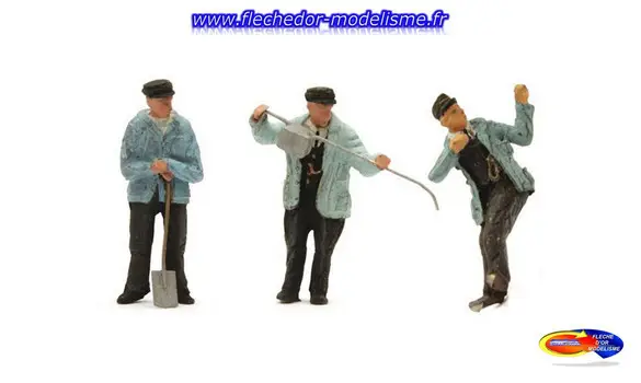 3 cheminots "Jacob Olie" ARTITEC