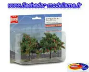 2 pommiers hauteur 110 mm BUSCH