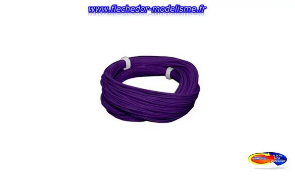 Fil flexible 0.5mm, 2A, 10m violet ESU