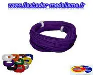 Fil flexible 0.5mm, 2A, 10m violet ESU