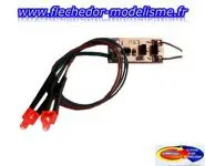 2 feux de fin de convoi leds rouges ESU