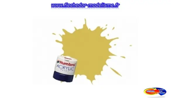 Peinture HUMBROL 81 Jaune pâle mat