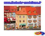 2 maisons de ville & commerce bio FALLER