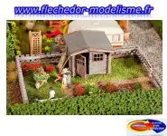 Jardin ouvrier avec maisonnette FALLER