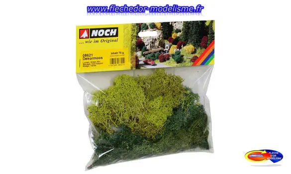 Mousse de différents vert 75g NOCH