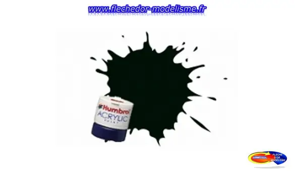 Peinture HUMBROL 91 Vert noir mat