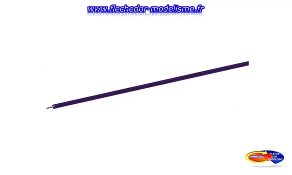 Bobine de 10m de fil violet 0,7mm² ROCO